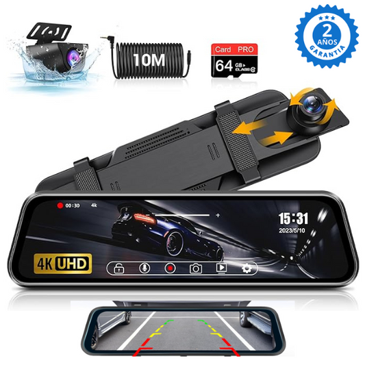 ProSight® Retrovisor Doble Cámara Frontal y Trasera HD